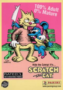2002 Panini Simpsons Mania! #44 Scratch The Cat Front