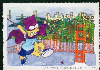 2002 Panini Simpsons Mania! #71 Tony Bennett Front