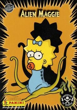 2002 Panini Simpsons Mania! #78 Alien Maggie Front