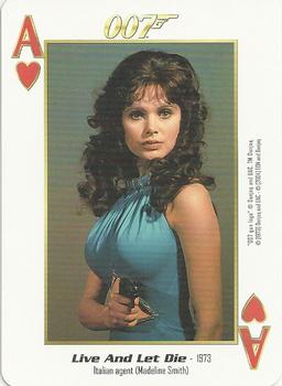 2004 James Bond 007 Playing Cards I #A♥ Italian Agent (Miss Caruso) / Madeline Smith Front