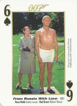 2004 James Bond 007 Playing Cards I #6♠ Rosa Klebb / Lotte Lenya / Red Grant / Robert Shaw Front