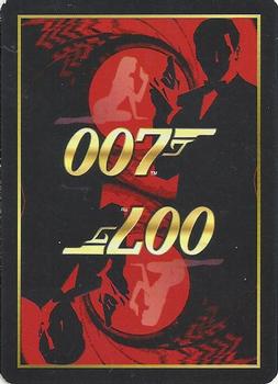 2004 James Bond 007 Playing Cards I #J♠ Oddjob / Harold Sakata / Auric Goldfinger / Gert Frobe Back