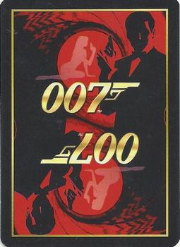 2004 James Bond 007 Playing Cards I #3♦ Emilio Largo / Adolfo Celi Back