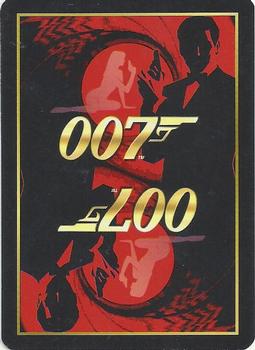 2004 James Bond 007 Playing Cards I #6♦ Emilio Largo / Adolfo Celi Back