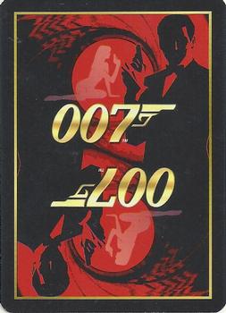 2004 James Bond 007 Playing Cards I #7♦ Underwater Jet Pack Back
