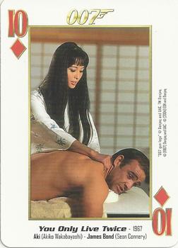 2004 James Bond 007 Playing Cards I #10♦ Aki / Akiko Wakabayashi / James Bond / Sean Connery Front