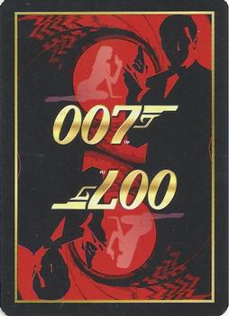 2004 James Bond 007 Playing Cards I #5♣ Ernst Stavro Blofeld / Charles Gray / James Bond / Sean Connery Back