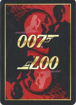 2004 James Bond 007 Playing Cards I #9♣ Flying Speedboat Back