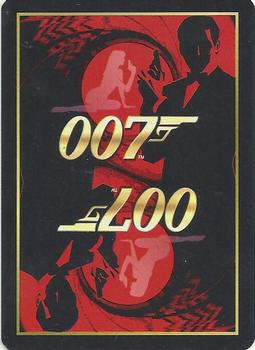2004 James Bond 007 Playing Cards I #J♣ Baron Samedi / Geoffrey Holder Back
