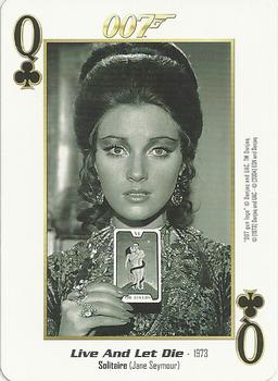 2004 James Bond 007 Playing Cards I #Q♣ Solitaire / Jane Seymour Front
