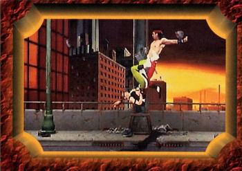 1995 SkyBox Mortal Kombat #83 Sonya Blade's Bicycle Kick Front