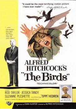 2009 Classic Vintage Movie Posters: Stars, Monsters & Comedy #1 The Birds (1963) Front