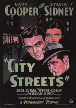 2009 Classic Vintage Movie Posters: Stars, Monsters & Comedy #8 City Streets (1931) Front