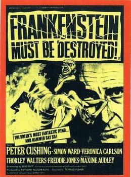 1995 Cornerstone Hammer Horror Series 1 #71 Frankenstein Must Be Destroyed! Front