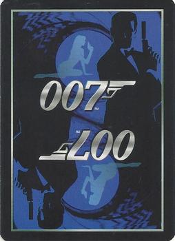 2004 James Bond 007 Playing Cards II #6♣ Hang Glider - Speedboat Back