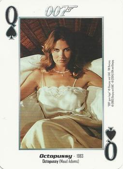 2004 James Bond 007 Playing Cards II #Q♣ Octopussy / Maud Adams Front