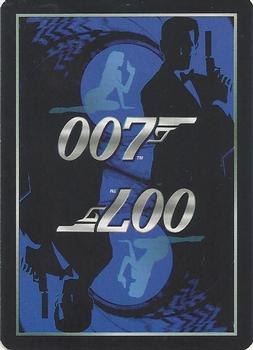 2004 James Bond 007 Playing Cards II #A♣ James Bond / Roger Moore Back