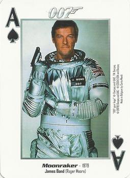 2004 James Bond 007 Playing Cards II #A♣ James Bond / Roger Moore Front