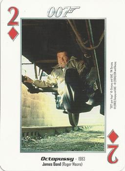 2004 James Bond 007 Playing Cards II #2♦ James Bond / Roger Moore Front
