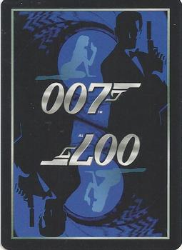 2004 James Bond 007 Playing Cards II #3♦ Prince Kamal Khan / Louis Jourdan Back