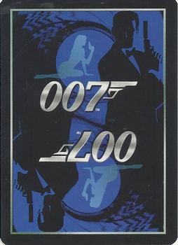 2004 James Bond 007 Playing Cards II #5♦ Max Zorin / Christopher Walken / May Day / Grace Jones Back