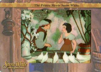2003 ArtBox Disney Classic Movie FilmCardz #4 The Prince Meets Snow White Front