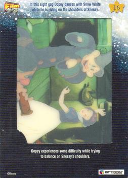 2003 ArtBox Disney Classic Movie FilmCardz #16 Dancing with Dopey Back
