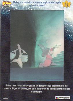 2003 ArtBox Disney Classic Movie FilmCardz #52 The Sorcerer's Apprentice Back