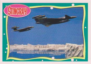 1993 Topps The Very Best of Stingray Thunderbirds Captain Scarlet #9 WASP Interceptor Jets Front