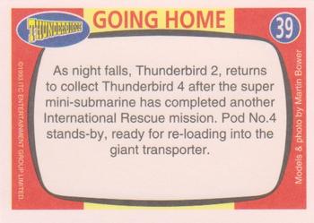 1993 Topps The Very Best of Stingray Thunderbirds Captain Scarlet #39 Going Home Back