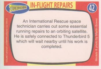 1993 Topps The Very Best of Stingray Thunderbirds Captain Scarlet #42 In-Flight Repairs Back