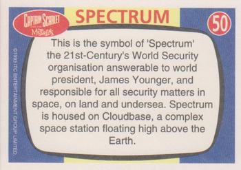 1993 Topps The Very Best of Stingray Thunderbirds Captain Scarlet #50 Spectrum Back