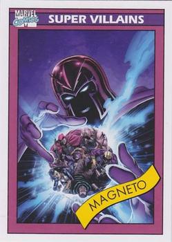 2015 Fleer Retro Marvel - 1990 Impel Marvel Universe #6 Magneto Front