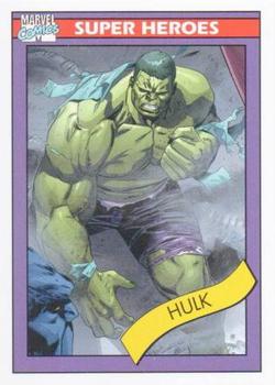 2015 Fleer Retro Marvel - 1990 Impel Marvel Universe #10 Hulk Front
