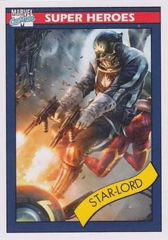 2015 Fleer Retro Marvel - 1990 Impel Marvel Universe #14 Star-Lord Front