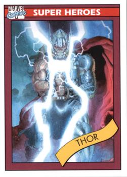 2015 Fleer Retro Marvel - 1990 Impel Marvel Universe #16 Thor Front