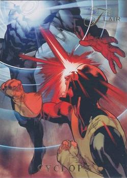 2015 Fleer Retro Marvel - 1994 Marvel Flair Power Blast #3 Cyclops Front