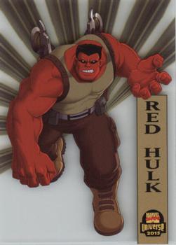 2015 Fleer Retro Marvel - 1994 Fleer Suspended Animation #17a Red Hulk Front