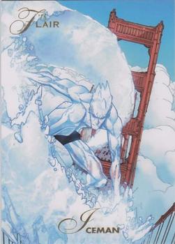 2015 Fleer Retro Marvel - 1994 Flair Origins #14 Iceman Front