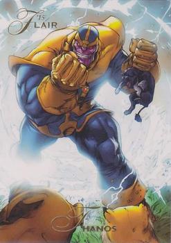2015 Fleer Retro Marvel - 1994 Flair Origins #24 Thanos Front