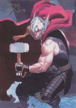 2015 Fleer Retro Marvel - 1994 Flair Origins #28 Thor Front