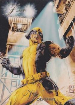 2015 Fleer Retro Marvel - 1994 Flair Origins #29 Wolverine Front