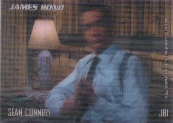2008 Rittenhouse James Bond In Motion - James Bond Lenticular #JB1 Sean Connery Front