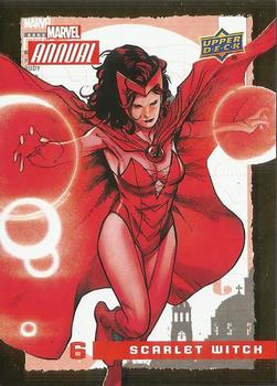 2016 Upper Deck Marvel Annual - Gold #6 Scarlet Witch Front