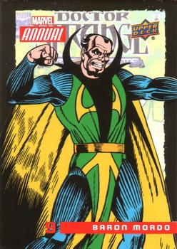 2016 Upper Deck Marvel Annual - Gold #9 Baron Mordo Front