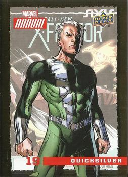 2016 Upper Deck Marvel Annual - Gold #19 Quicksilver Front
