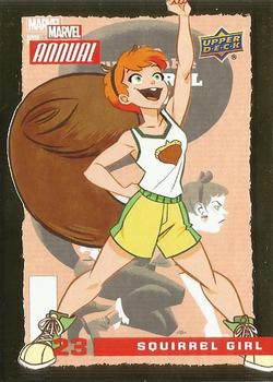 2016 Upper Deck Marvel Annual - Gold #23 Squirrel Girl Front