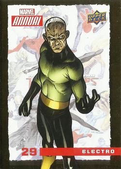 2016 Upper Deck Marvel Annual - Gold #29 Electro Front