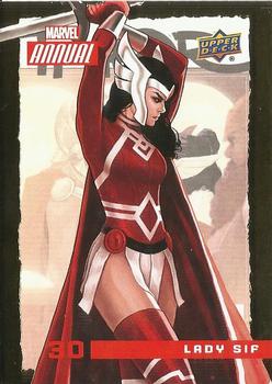 2016 Upper Deck Marvel Annual - Gold #30 Lady Sif Front