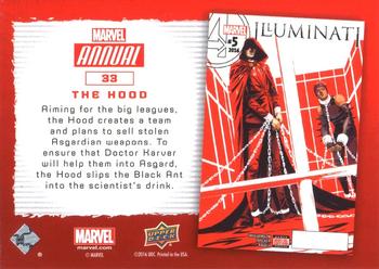 2016 Upper Deck Marvel Annual - Gold #33 The Hood Back